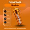 Drink Safe On-The-Go Drink Safety Test Kit Instant Results, Discreet Keychain Case (3 Tests)(Orange) view 4