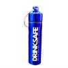 Drink Safe Keychain 3 Drink Safety Test Strips in Waterproof Case Portable Beverage Screening Kit with Instant Results (Blue) view 1