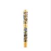 XMKT City Light Hollow Gift Business Pen Piston Ink Absorbing Transparent Resin Inner Sleeve Writing Pen(A3,0.38MM) view 1