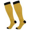 Compression Socks Women and Men, 20-30mmHg, Best for Nurses, Travel, Pregnancy Gold Enrod Yellow view 1