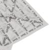 500 Pcs Deli Wax Paper Sheets, Sandwich Wrapping Paper Grease Wrapping Tissue Hamburger Picnic Tissue for Baking Kitchen (White Letters) view 2