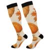Compression Socks Women and Men, 20-30mmHg, Best for Nurses, Travel, Pregnancy Autumn Halloween Decorative Print for Home Accents view 1