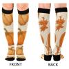Compression Socks Women and Men, 20-30mmHg, Best for Nurses, Travel, Pregnancy Autumn Halloween Decorative Print for Home Accents view 2