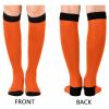 Compression Socks Women and Men, 20-30mmHg, Best for Nurses, Travel, Pregnancy Orange Red view 2