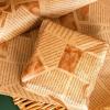 500 Pcs Deli Wax Paper Sheets, Sandwich Wrapping Paper Grease Wrapping Tissue Hamburger Picnic Tissue for Baking Kitchen (White Newspaper Printing) view 2
