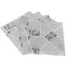 500 Pcs Deli Wax Paper Sheets, Sandwich Wrapping Paper Grease Wrapping Tissue Hamburger Picnic Tissue for Baking Kitchen (White Newspaper Printing) view 3