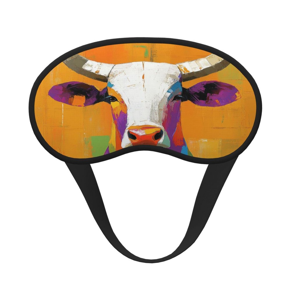 Abstract Antelope Head Ultimate Eye Mask for Sleeping, Soft and Comfortable Eye Mask, Relaxing Zero Pressure Night Blindfold.