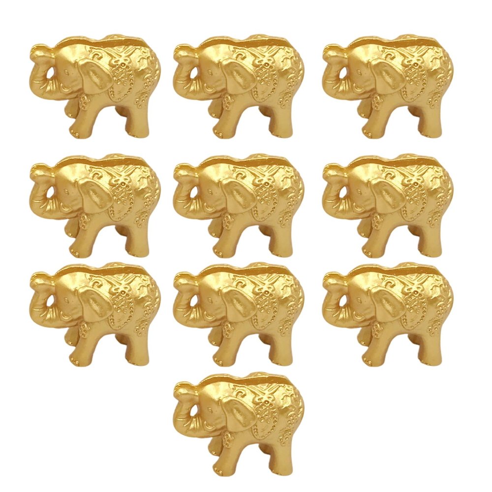 10pcs Sturdy Resin Table Card Holders Delicate Gold Resin Table Card Holders For Elegant Dining And Event Use Wedding Place Clip