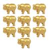10pcs Sturdy Resin Table Card Holders Delicate Gold Resin Table Card Holders For Elegant Dining And Event Use Wedding Place Clip