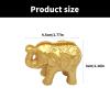 10pcs Sturdy Resin Table Card Holders Delicate Gold Resin Table Card Holders For Elegant Dining And Event Use Wedding Place Clip view 4