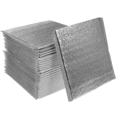 hcaklozgshi 50pcs Aluminum Foil Cooler Bag Insulation Folding Picnic Portable Food Thermal Packing Delivery Drink Carrier Insulated(50Pcs 20x20cm)