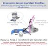 Adjustable Wrist Rehabilitation Device - 90 Full Angle Exercise, 5 Finger Separation Design for Joint Recovery & Strengthening - Ideal for Left Hand Training view 3