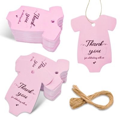 100PCS Thank You Gift Tags with String Kraft Paper Hang Gifts Tags for Art&Craft Gift Wrapping Wedding Birthdays Party Favors Baby Shower Bridal Shower Thanksgiving Day Labels Special Events 23