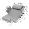Electric Lifting Adjustable Bed Back Rest, 2-80 Electric Auxiliary Backrest for Neck Lumbar Back Support, Sit-up bed Back Rest for Elderly Patient Injured, 661.39lbs Load-bearing, <50dB (Grey) view 4