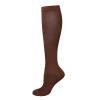 30-40mmHg Medical Graduated Compression Socks for Women&Men Circulation-Knee High Socks for Support,Hiking,Running(Coffee, L) view 2