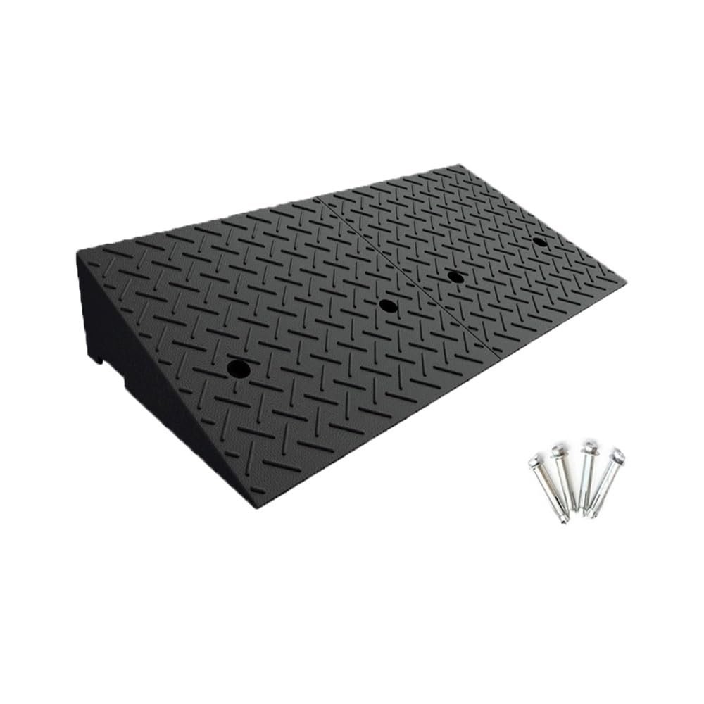 10/11/12/13/14/15cm Height Threshold Loading Ramp Outdoor, Portable Rubber Curb Ramps Driveway Ramp, Non-Slip Wheelchair Ramp for Home Steps(100x50x9cm/39x19.6x3.5in)