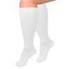 1 Pairs Compression Socks for Women and Men 20-30mmHg-Circulation Support Socks Medical and Travel Athletic(White, XXXXL) view 2