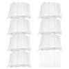 2000 Pcs Plastic Straws Disposable Individually Wrapped Drinking Straight Long Straws, 0.24" Wide, for Hot and Cold Beverages (8 Inch) view 1