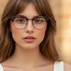2SeeLife Premium Half Rim Reading Glasses Women & Men - Fits all Face Shapes, Metal & Sturdy Readers, Spring Hinges, Black, +2.25 view 3