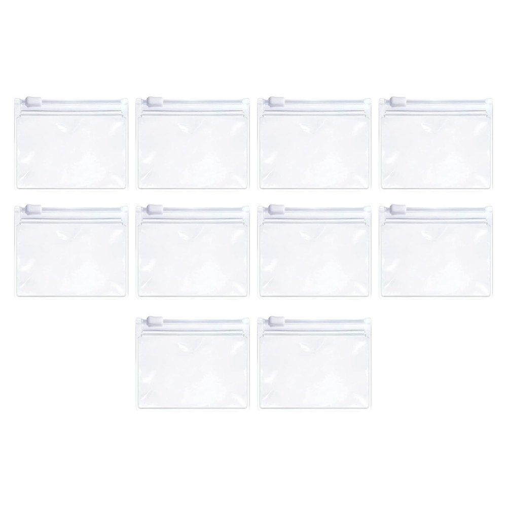 10pcs Zippered Pills Bags For Travel Convenient And Safe Storage For Daily And Tablets