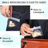 10pcs Zippered Pills Bags For Travel Convenient And Safe Storage For Daily And Tablets view 3