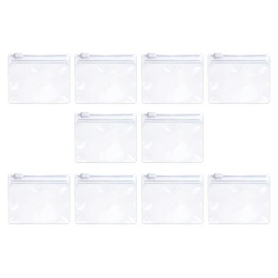 10pcs Zippered Pills Bags For Travel Convenient And Safe Storage For Daily And Tablets