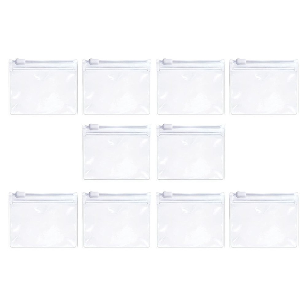 10pcs Zippered Pills Bags For Travel Convenient And Safe Storage For Daily And Tablets
