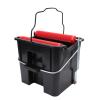Diydeg Press Wring Mop Bucket, 14L Labor Saving Foot Pressure Floor Cleaning Bucket with Handle, Sturdy Pail Buckets for Household Cleaning & Mopping, Family, Marine, Boat (Black) view 1