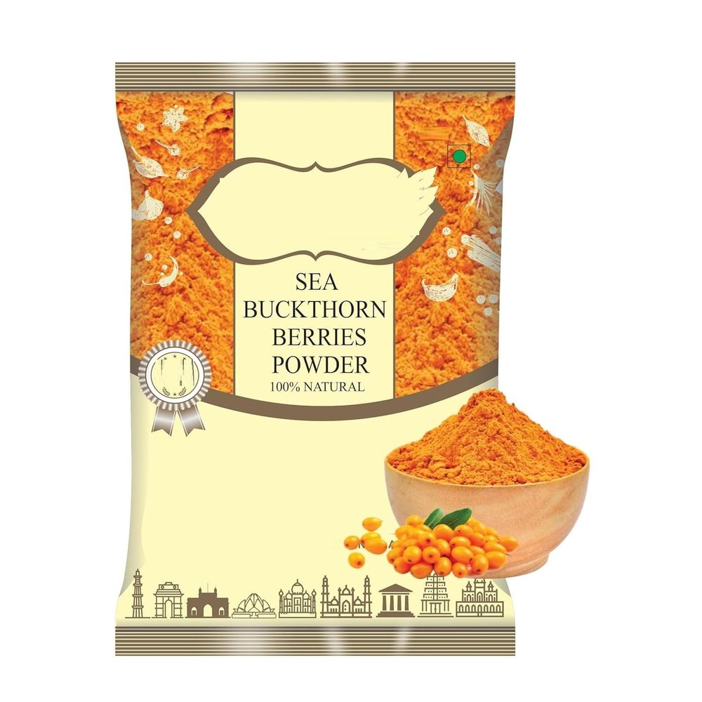 14.10oz Organic Dried Sea Buckthorn Berries Powder 400Gm | Nourishes Skin | Rich In Fatty Acids | Enrich With Omega | No Added Sugar
