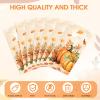 100 Pack Thanksgiving Napkins,Fall guest Napkins 4.3 x 7.9Inch Disposable Vintage Pumpkin Maple Leaf Hand Towels for Bathroom Pumpkin Dinner Napkins Fall Harvest Party Napkin for Autumn Thanksgiving view 2