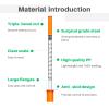 0.5cc Insulin Syringe 31G 5/16 Inch (8mm), 0.5ml Insulin Syringes with Needle, Pack of 100 view 3