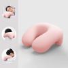 predolo Desk Napping Pillow Headrest Multifunction Lightweight Breathable Memory Foam Office Sleeping Pillow for Car School Office, Light Pink view 2