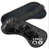 Alpi Plush Gel Beads Hot/Cold Eye Mask Eye Masks for Dark Circles and Puffiness Microwavable Plush Pack for Relaxation & Tension Comfort Reusable Heated or Cooling Compress Black, 8x4 view 1