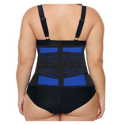 Extra Large Size S-6XL Back Brace Lumbar rt Belt Men Women Waist Pain Relief Age Belt Tummy Tuck Sports Fitness Waist Trainer for Sciatica Scoliosis(4X-Large) (Blue Small)