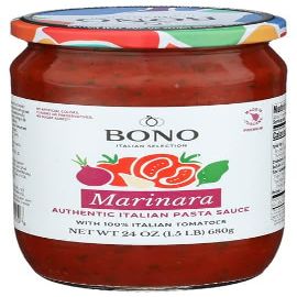 Bono Marinara Pasta Sauce 24 oz (Pack of 6)