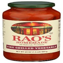 Raos Fire Roasted Vegetables Sauce 24 oz (Pack of 12)