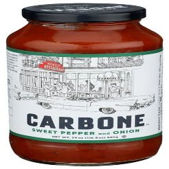 Carbone Crescent Brown Sugar and Pepper Onion Sauce 24 oz (Pack of 6)