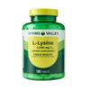 Spring Valley L-Lysine Dietary Supplement Tablets for Tissue Health, 1000 mg, 100 Tablets per Bottle. view 1