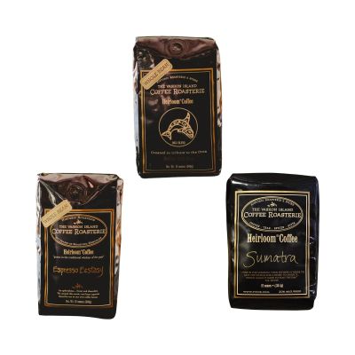 Bean Box Coffee Sampler - Roasted by TVICR, 3-Pack, Freshly Ground Coffee, Gourmet Coffee