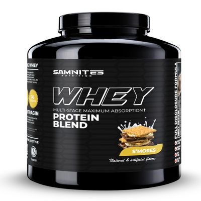 Samnites Nutrition Whey Protein Blend, S'Mores Whey: Full-Disclosure, Ultra-Delicious, Premium Protein