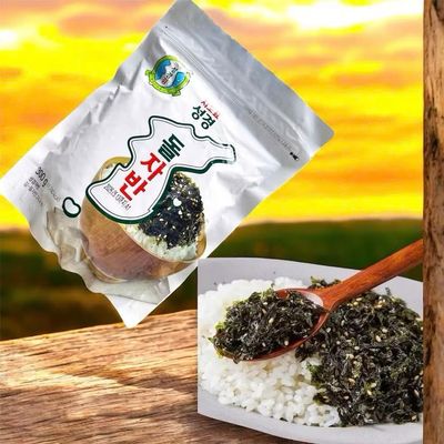 Rong Bien Han Quoc Korean Premium Seasoned Seaweed Flakes, Stone Pot Rice Bowl Set, No Preservatives, 300gr