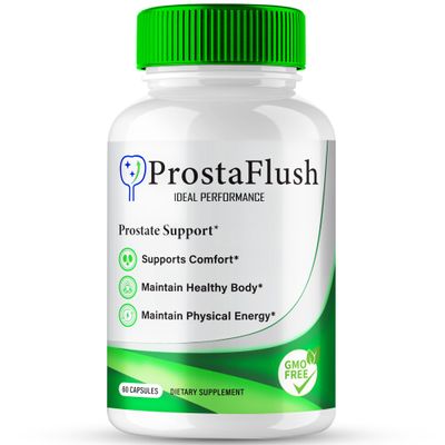 IDEAL PERFORMANCE ProstaFlush Capsules, Official Prosta Flush Prostate Health Supplements Pills - Maximum Strength for Daily Wellness, All Natural Support ProstaFlush Men Health Reviews (60 Capsules)