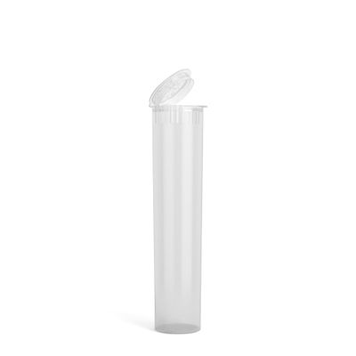 1000 Count - Squeezetops 98mm Plastic Squeeze Pre-Roll Tubes Child Resistant - Made in USA - Water Resistant - Smell/Odor Resistant - Air Resistant - BPA Free (Clear)