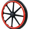 Wheelchair Cover Wheelchair Accessories, Wheelchair Push Rim Covers, 1 Pair Non-Slip Hand Push Cover Wheelchair(Red,20in) view 1
