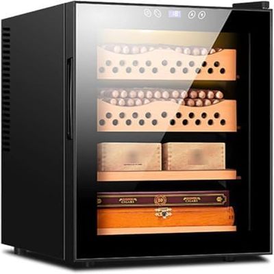 XURUIUS Electric Cigar Humidor Cabinet,with Humidity Control,Circulating Air Cooling System,for Storage and Display