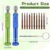 13 in 1 Eyeglasses Screwdriver, Glasses Repair Kit Glasses Repair Kit with 10 Screws for Glass, Sunglasses, Watch, Phone, Laptop, Jewelry, Electronics view 2