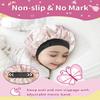 Satin Bonnet for Kids Baby with Adjustable Soft Elastic Band(Beige Heart) view 4