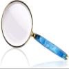 10 Times The Hand-held Magnifier, Portable Magnifying Glass to Read The Elderly Loupe Marriage view 1