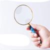 10 Times The Hand-held Magnifier, Portable Magnifying Glass to Read The Elderly Loupe Marriage view 3