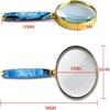 10 Times The Hand-held Magnifier, Portable Magnifying Glass to Read The Elderly Loupe Marriage view 4